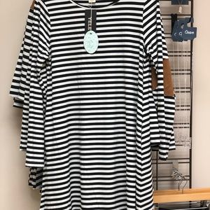 Black and white stripped Dress